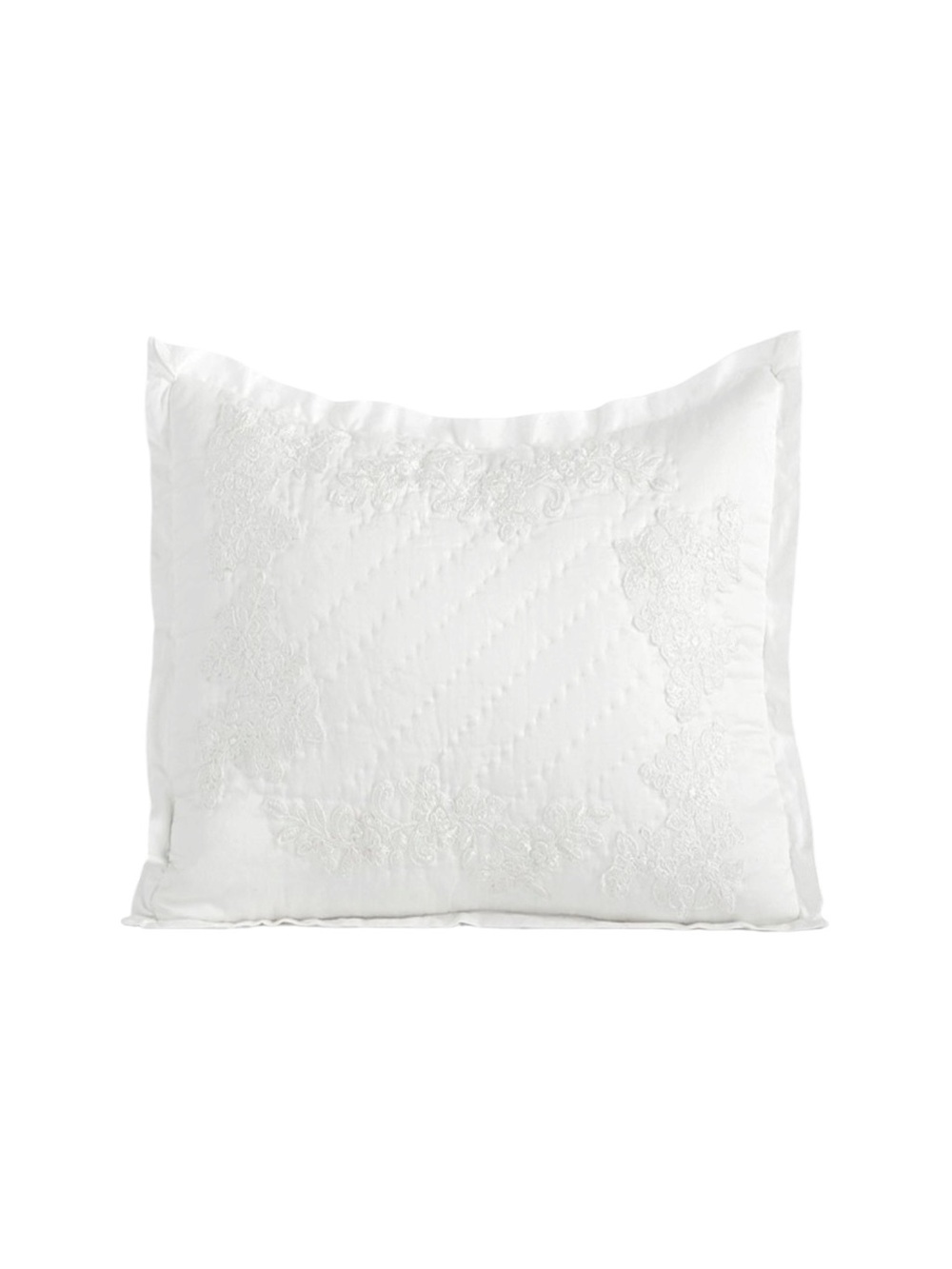 Pottery Barn Kids Monique Lhuillier White Lace Nursery Lumbar Sham Pillow Cover